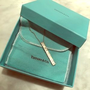 Tiffany & Co Atlas Bar Necklace